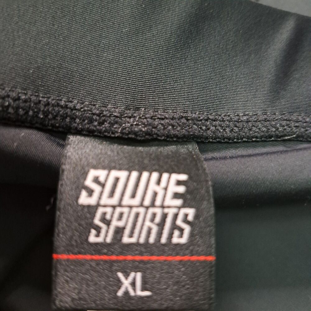Souke Sports Men's XL Black‎ Footless Cycling Tights Nylon Spandex Padded Biking - Picture 6 of 8